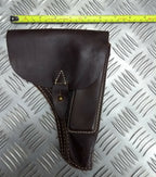 Vintage Holster Leather Unknown Pistol Side Arm Holster Faulty