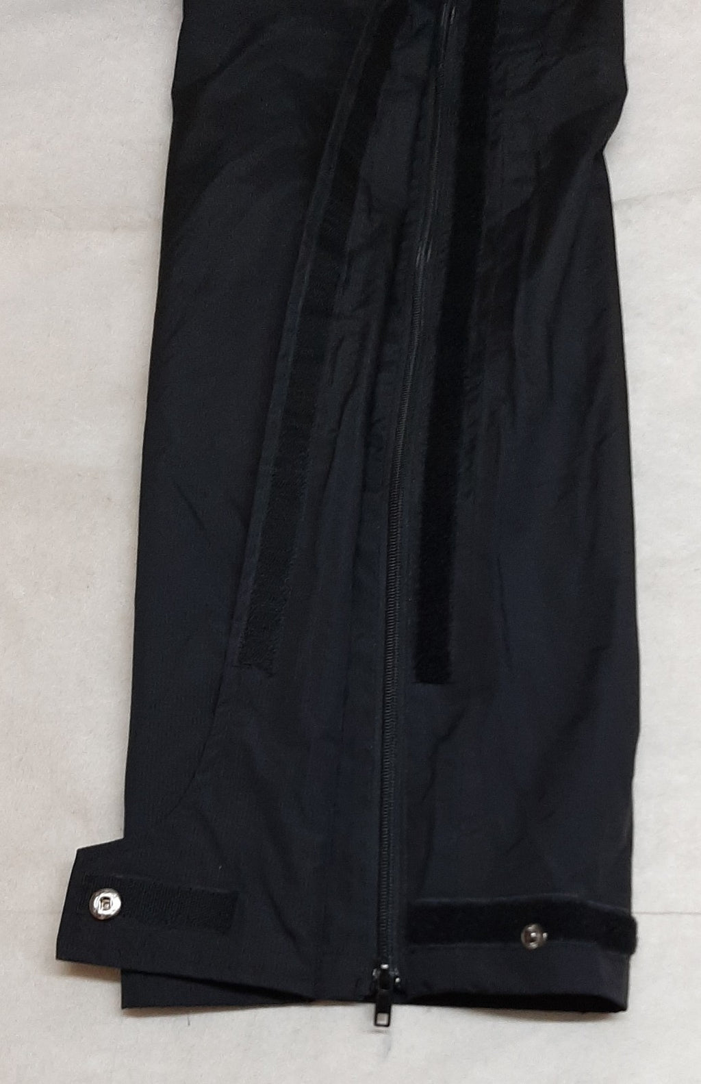 Black Waterproof Trousers Rip Stop Material Mesh Lining Elasticated Waist  34"