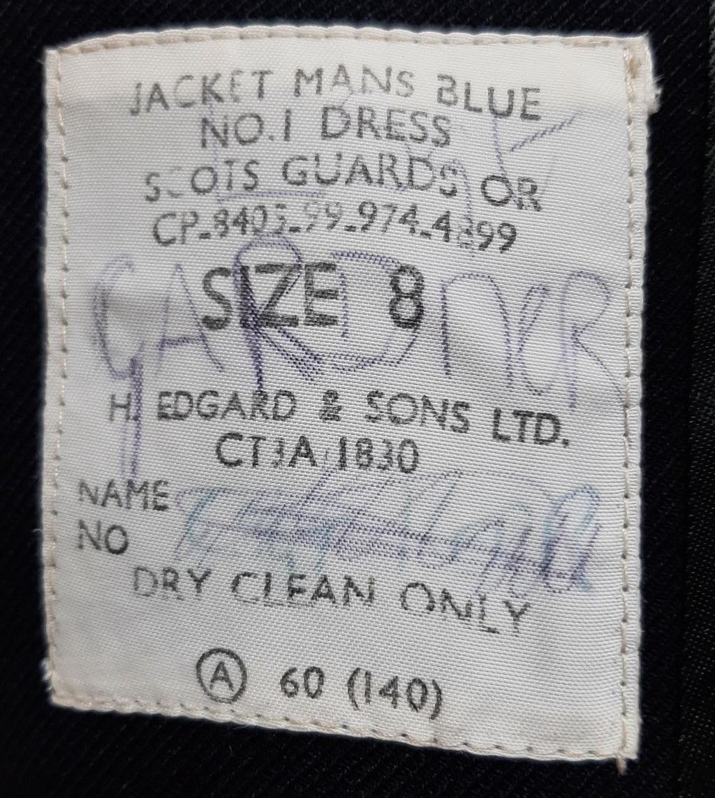 British Army Scots Jacket Vintage No1 Blue Dress Coat
