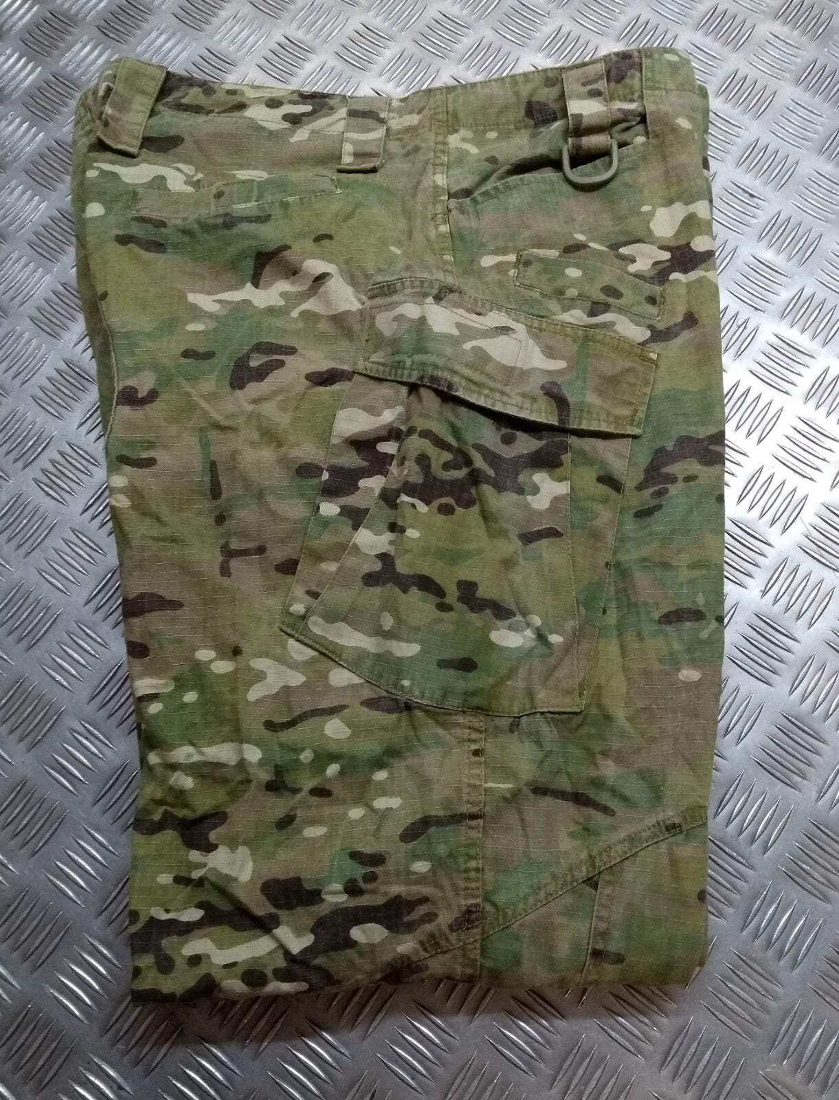 BDU Camo Trousers Solo US Multi Terrain Pattern Active Combat Pants Waist 43"