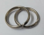 Genuine British H Cav Issue Nickel Plated 24.7mm Split Rings X4 STD49