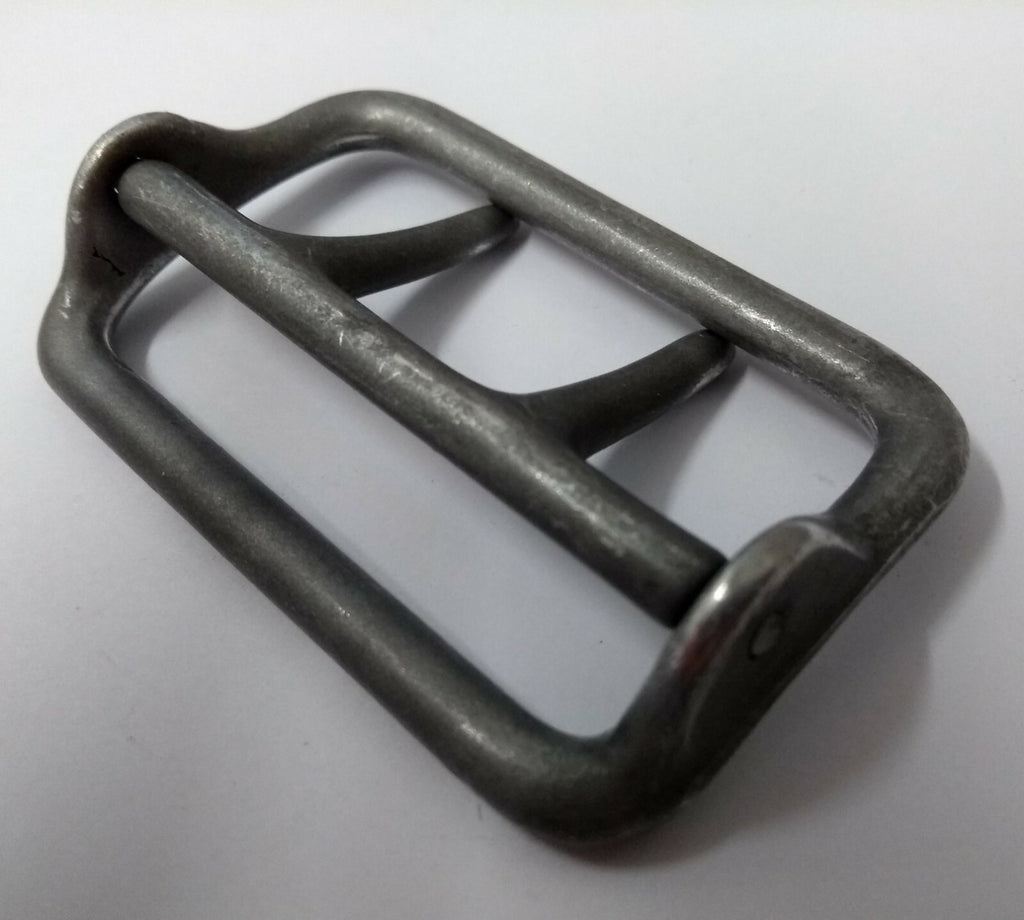 Webbing Belt Double Prong Buckle Slider & Buckles D Rings Vintage issue