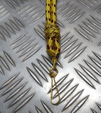 Lanyard Gold & Maroon Fleck Decorative Made in UK NEW