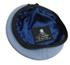 AAC Blue Beret Goldings Army Pattern 100% Wool / Silky Lining & Petersham Trim