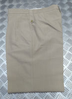 Vintage Fawn Trousers British Old Pattern Lightweight Dress Trousers