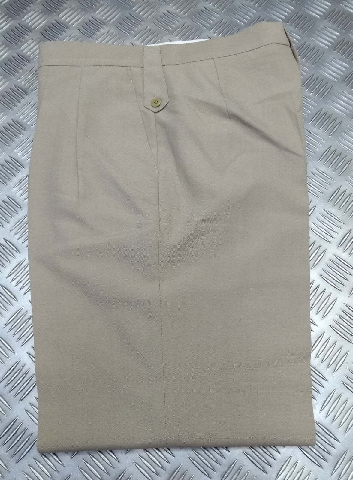 Vintage Fawn Trousers British Old Pattern Lightweight Dress Trousers