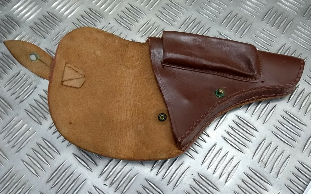Vintage Holster Leather Unknown Pistol Side Arm Holster Faulty