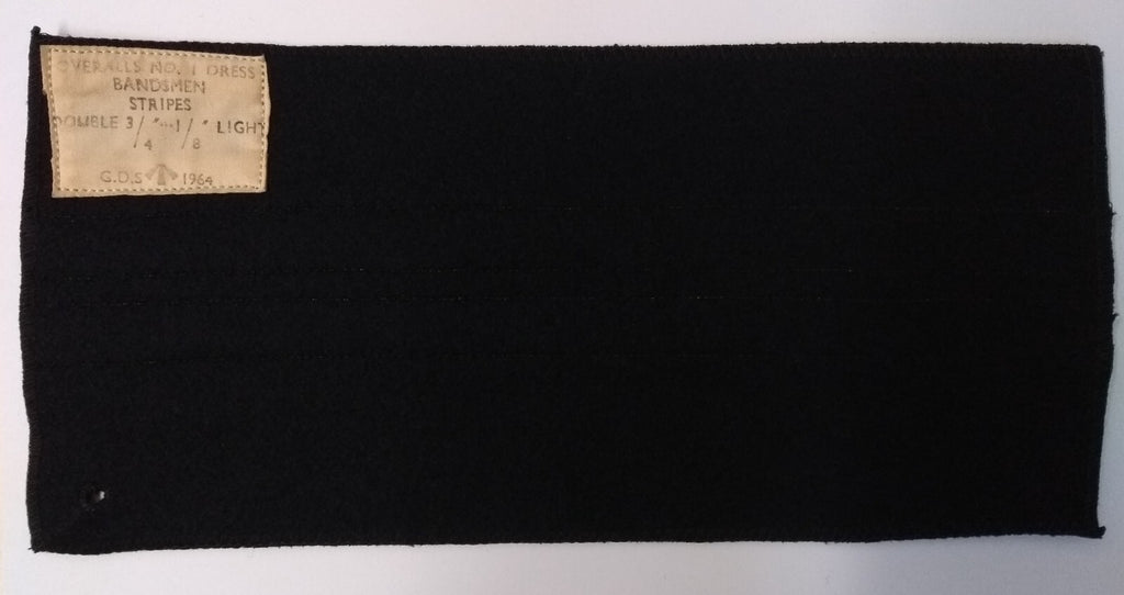 Vintage Army Tailors Sample Swatch 1964 G.D.S For Spacing & Material Specifics