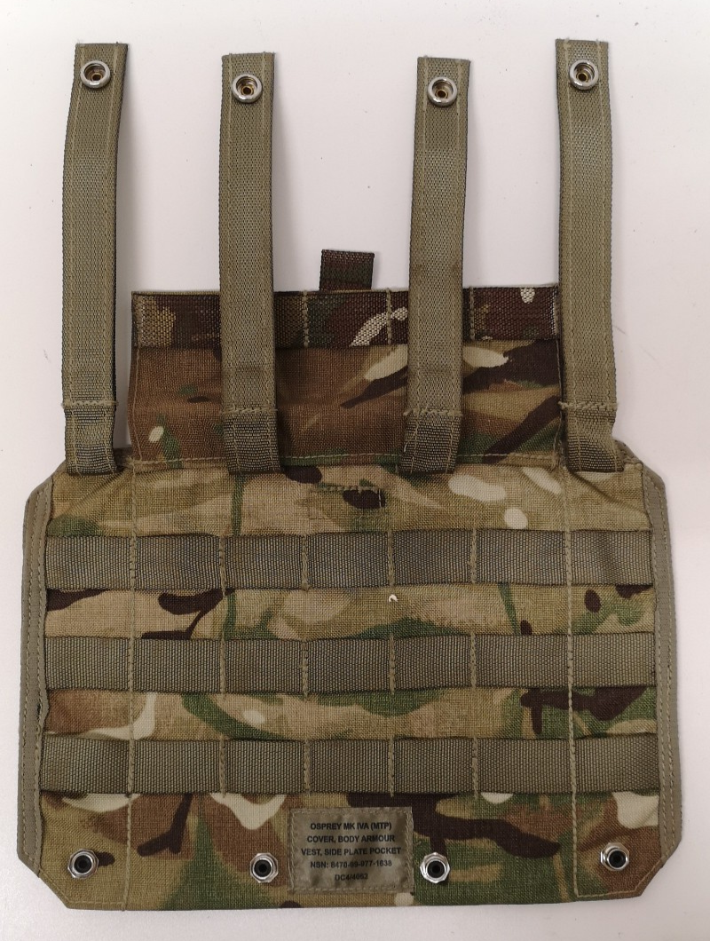 Osprey MK IVA MTP Body Armour Vest Side Pockets without Filler Plates