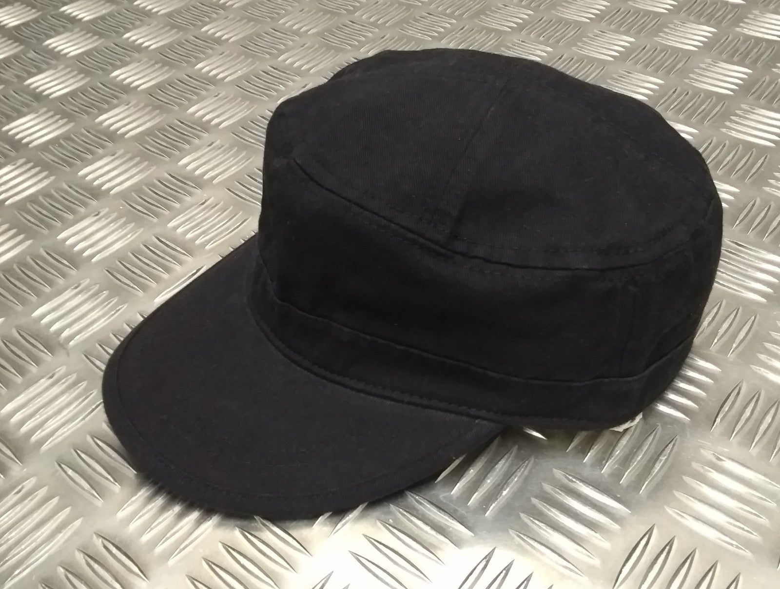 100% Cotton Military Type Stealth Special Ops Crap / Patrol Hat / Cap Black NEW