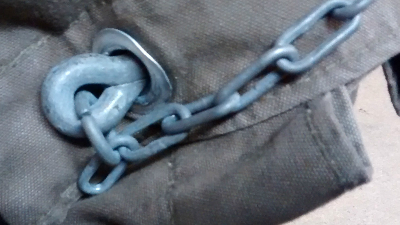 Genuine Vintage Swedish Kit Bag / Kitbag / Duffle Bag / Sandbag Lock Handle