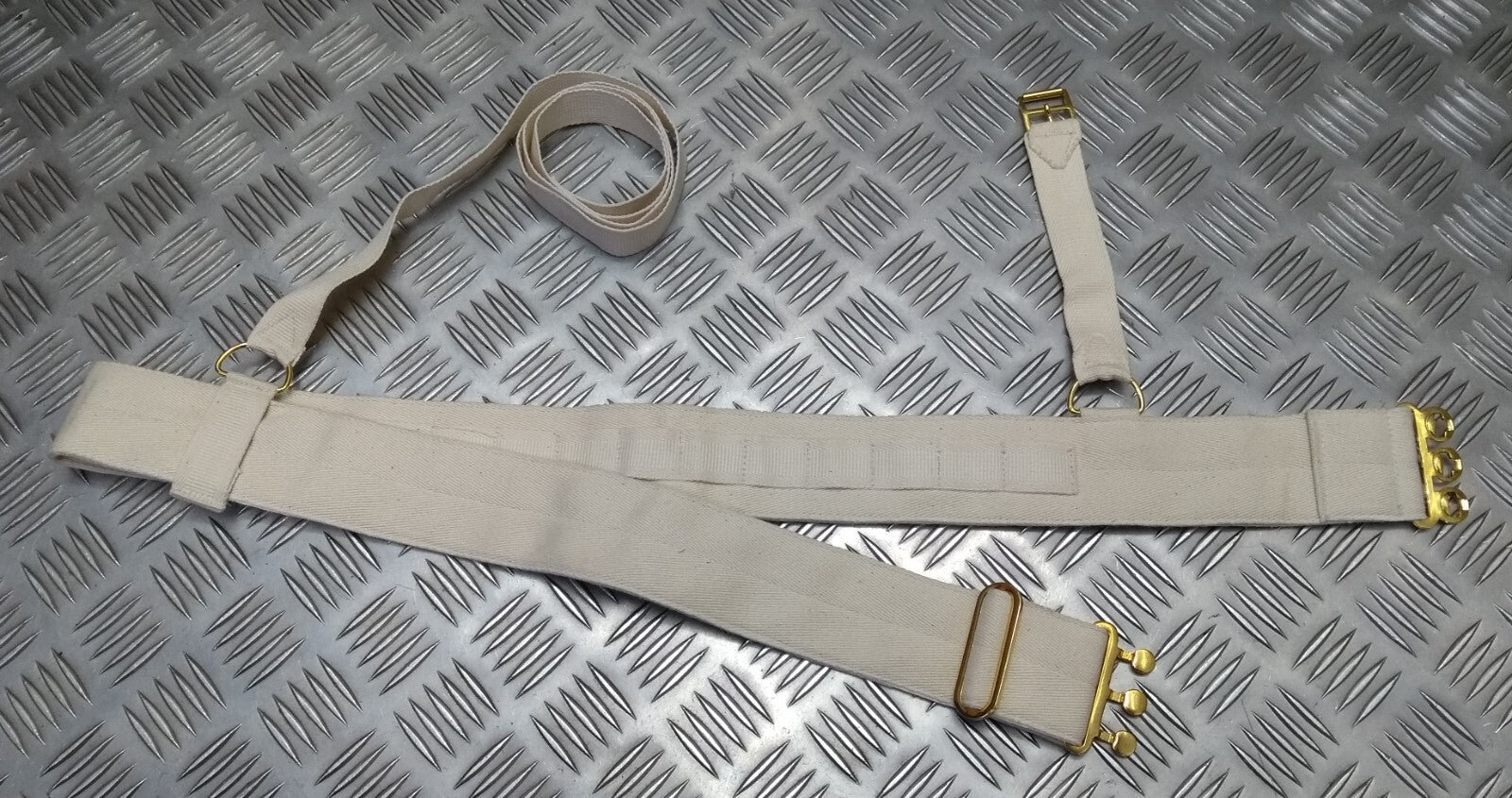 Belt Ceremonial Canvas Off White British Air Size X-LARGE