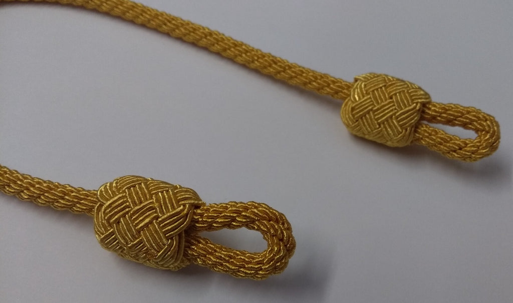 Officer Gold Chin Cord Strap Ceremonial Issue 1⅛ oz Made in The UK - NEW