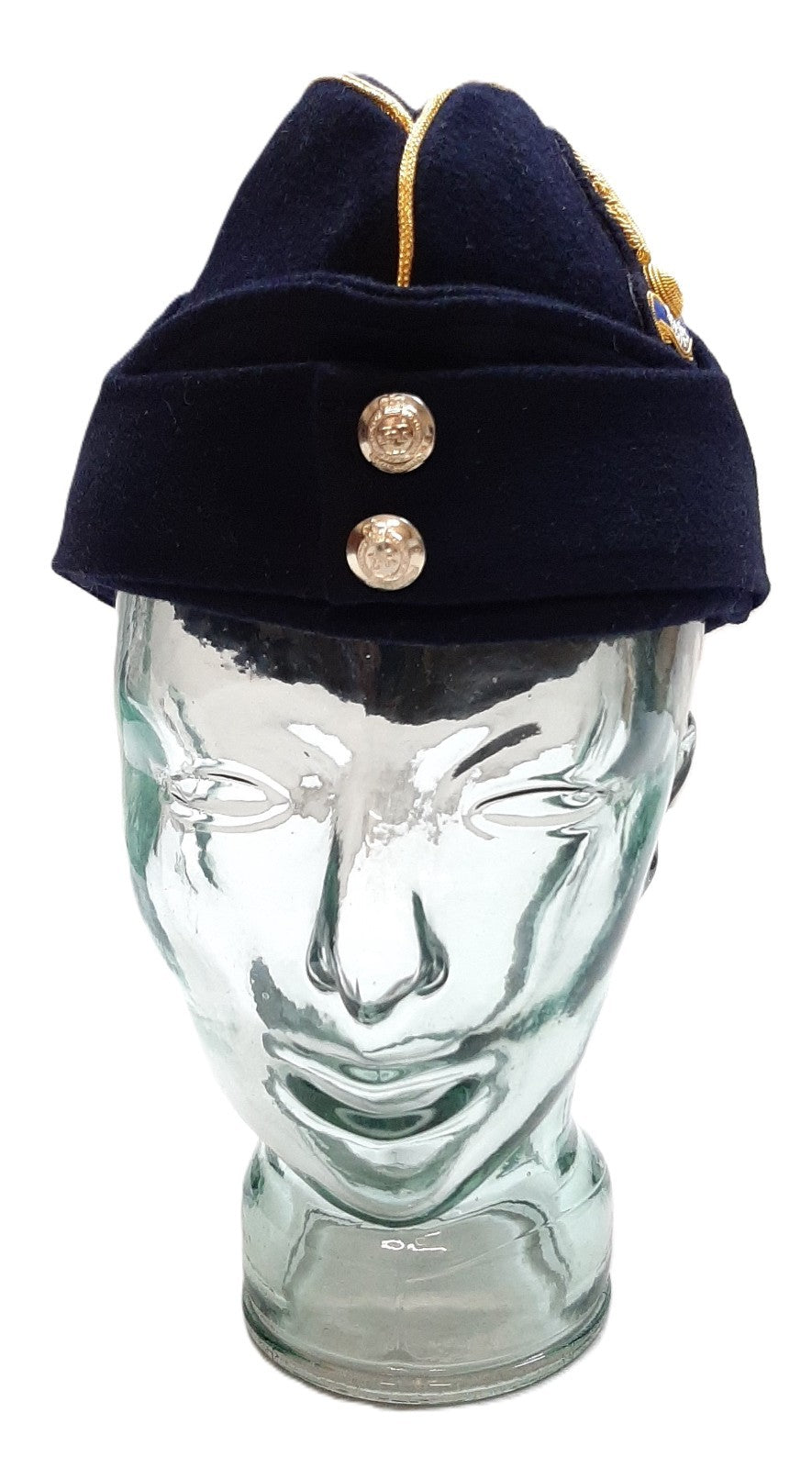 Royal Engineers British Side Cap Forage Hat By Herbert Johnson of London 56cm