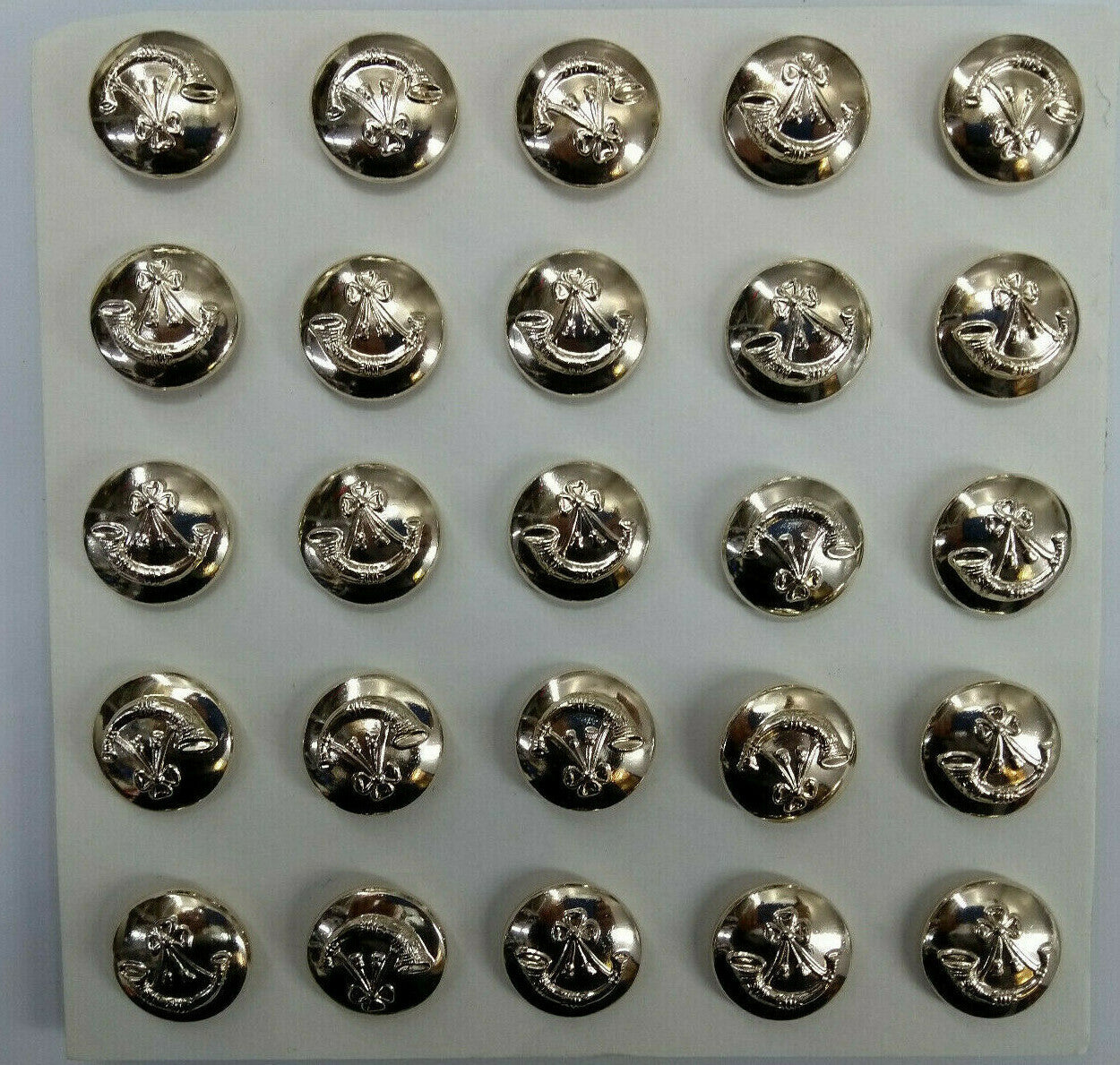 Genuine British Army Light Infantry Anodised Dress Buttons 30L NEW