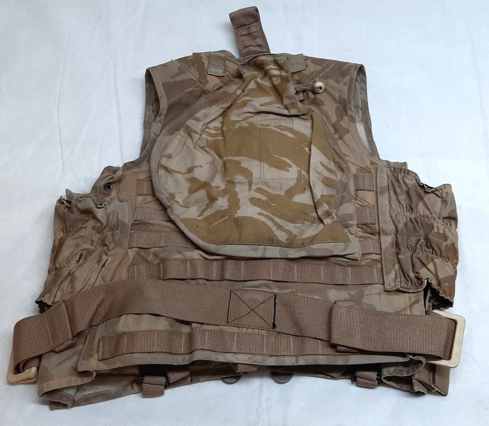 Camo Life Preserver MK60M British Forces Desert Pattern Jump Vest With Harness