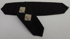 Vintage No1 Shoulder Slide With Silver Rank Pip Insignia Uniform Slides