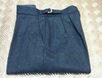 WRAF / RAF Royal Air Force No1 Slacks Womans Air Force Blue Grey Colour Version Trousers W34" Long