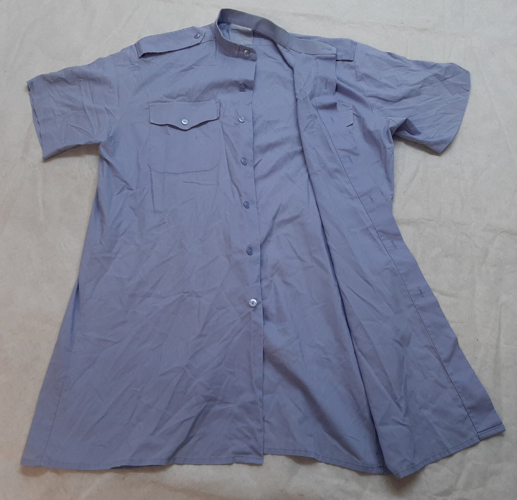 Chaplains RAF Royal Air Force Light Blue Shirt Short Sleeves No1 No2 Collar 37cm
