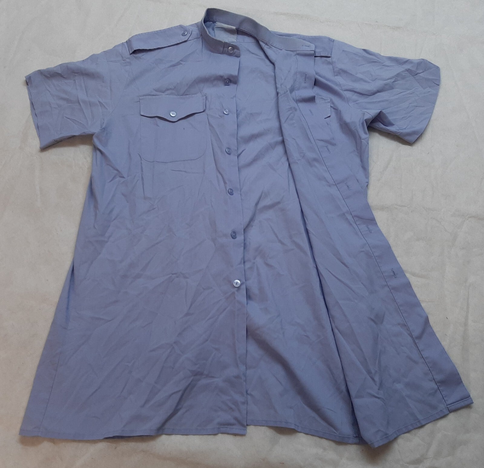 Chaplains RAF Royal Air Force Light Blue Shirt Short Sleeves No1 No2 Collar 37cm