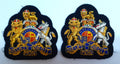 W/O Wire Badges RN RM or Army Pattern No1 Dress Arm Patches WO Class 1