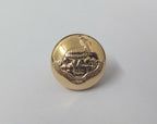 Vintage Northern Rhodesian Regimental Gold Buttons 13mm x10