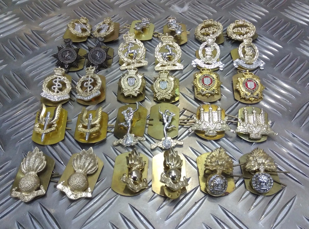 Collar Dogs and Lapel Badges Various Types Available Sold in Pairs