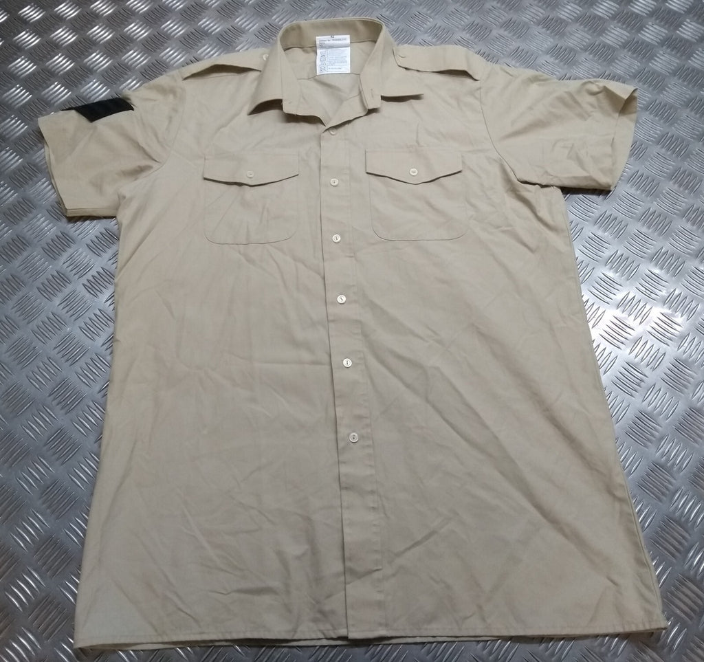 British Army No2 Shirt Short Sleeves FAD Sergeant Gurkha / Rifles Insignia
