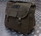 Military Type ARMY Print Canvas / Haversack Shoulder Bag Festival Asst Cols