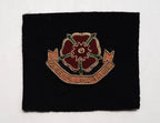 QLR British Army Hand Embroidered Queens' Lancashire Regiment Insignia Patch NOS
