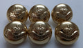 Princess Irene Fusiliers Guards Regiment Crown Insignia High Sheen Buttons NOS