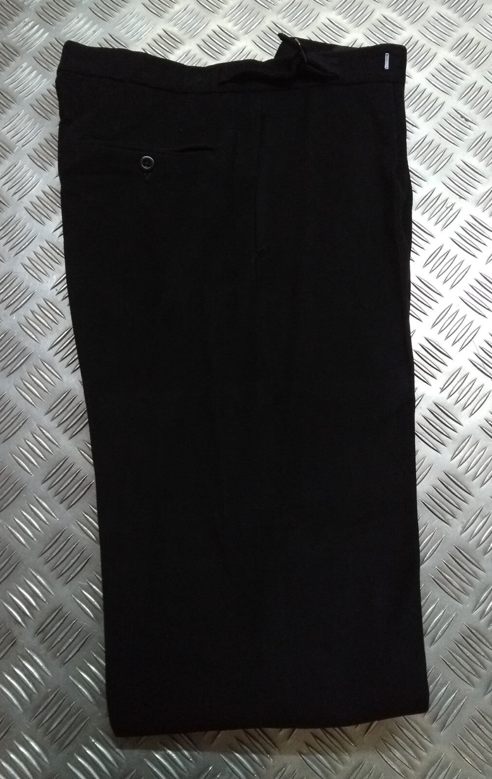 Vintage Naval Trousers 60s Pattern British Navy Brushed Wool Senior Officer 32"