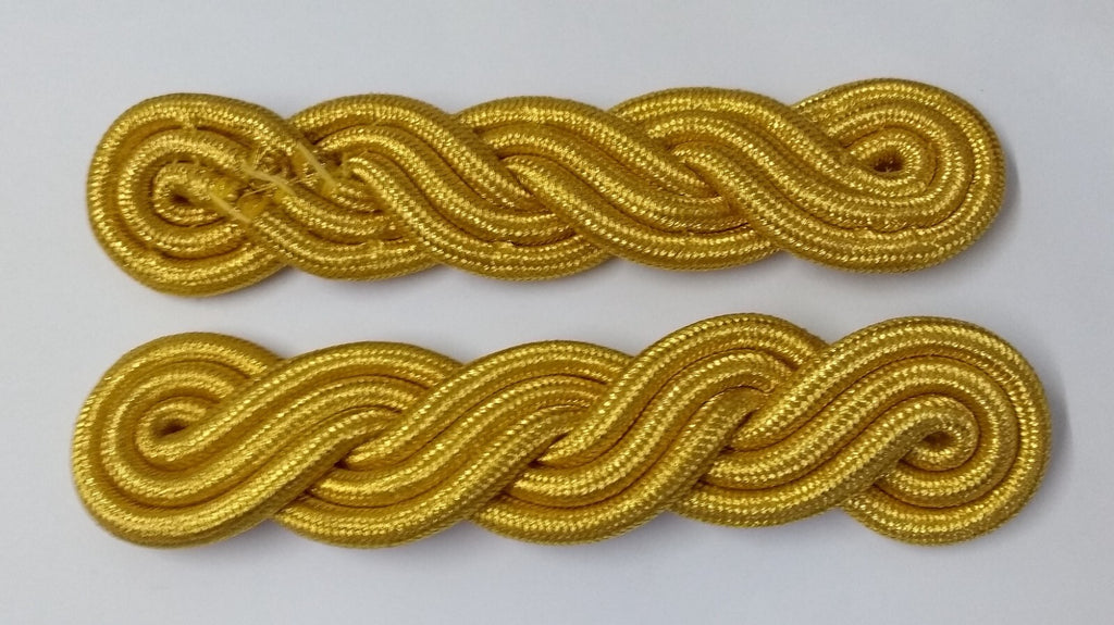 Shoulder Cords Gold Ceremonial Parade Issue No Insignia Made in the UK