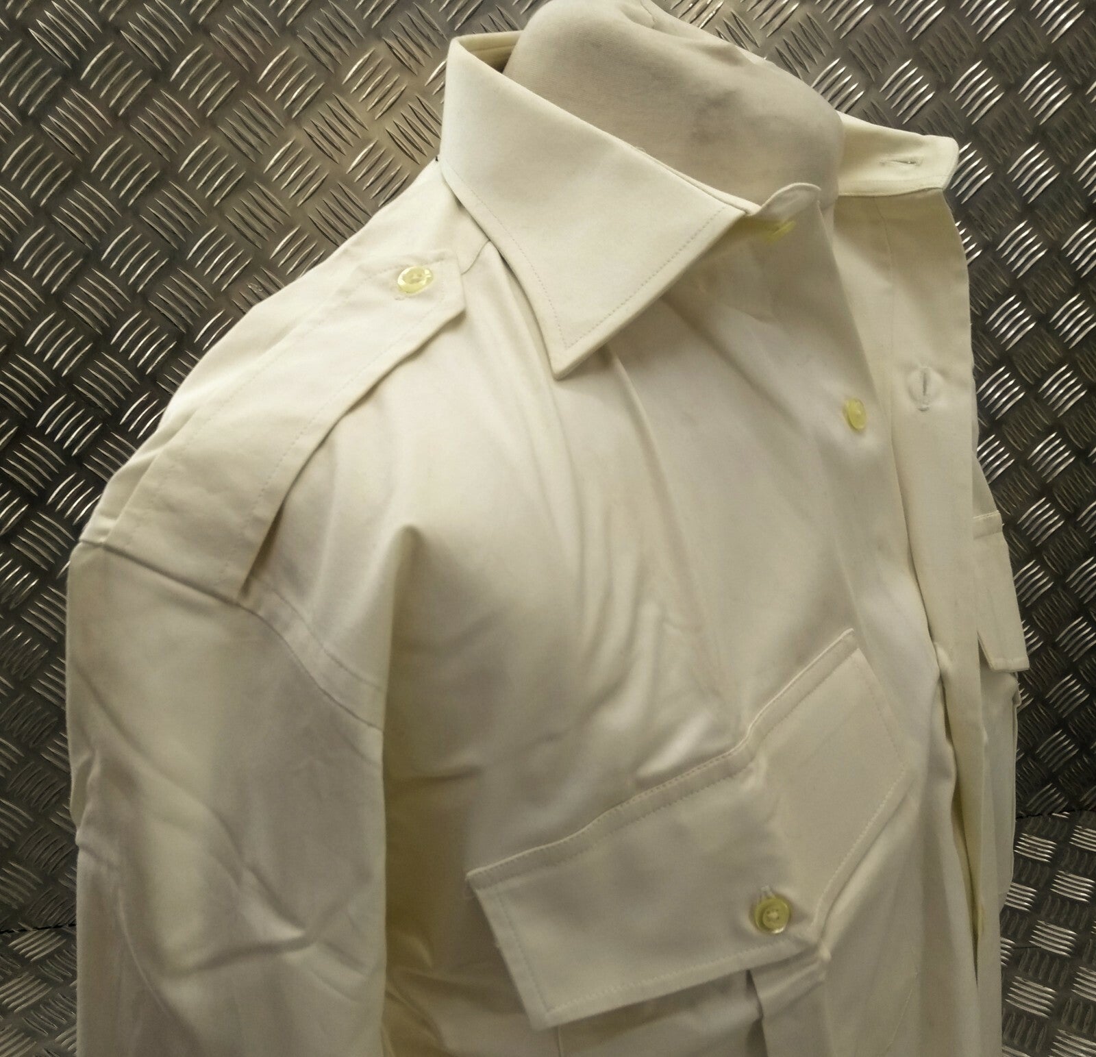 British Army Shirt Made Standard Dress Issue Long Sleeve 100% Cotton No2 14"