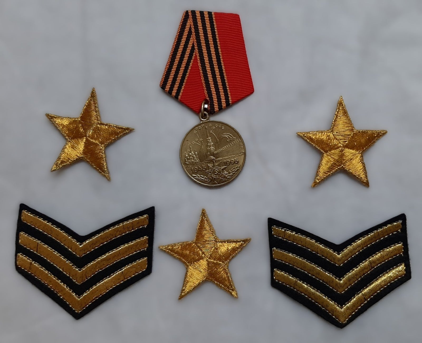 Fancy Dress Style Assorted Medal, Stars and Stripes