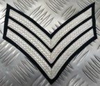 Mess Dress Chevrons Silver Braid On Black
