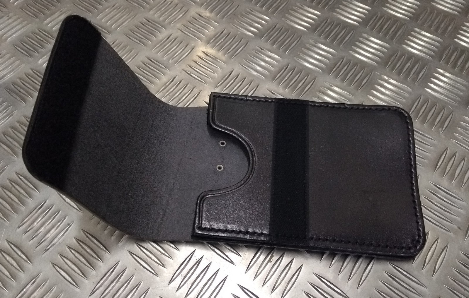 British PWL Type Black Leather Notebook Holder Genuine