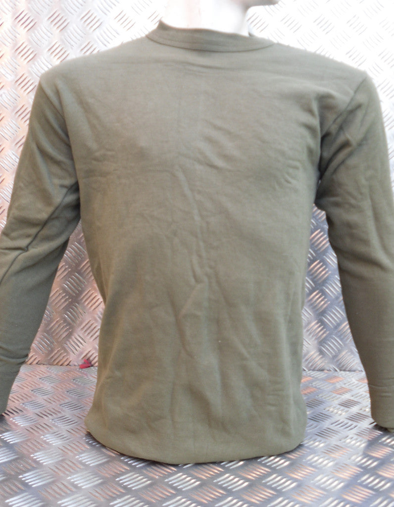 Genuine German Army, Green Thermal Top / Jumper. Size Large - NEW