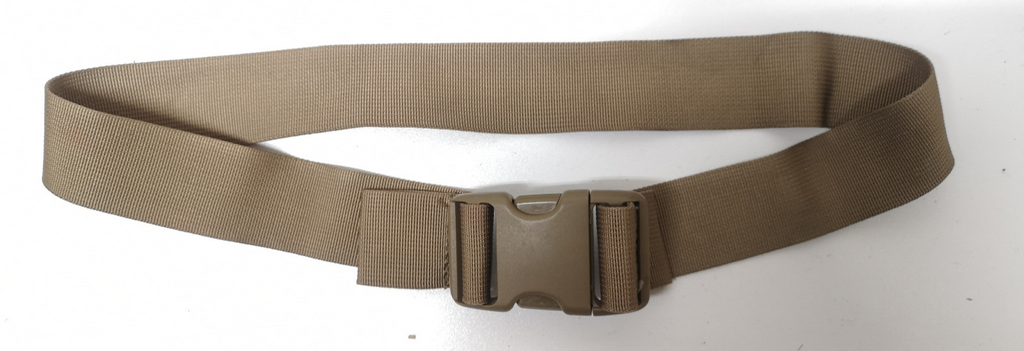Khaki / Tan 30" x 38mm Extender Straps with Woo Jin Duraflex Dual Stealth Buckle