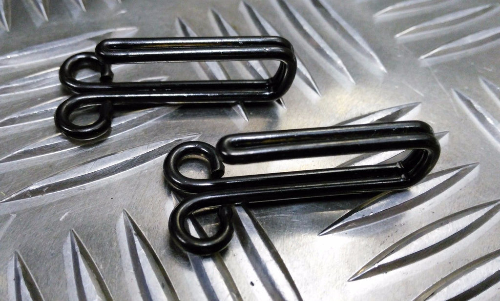 Jacket/Tunic Metal Waist Belt Hooks Black or Brass 1 Pair Genuine British Army