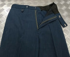 Vintage Trousers Airforce Dress Old Pattern Air Force Blue Grey Colour Waist 28"