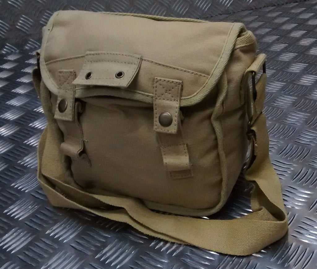 Military Type ARMY Canvas / Haversack Shoulder Bag Festival Asst Colours- NEW