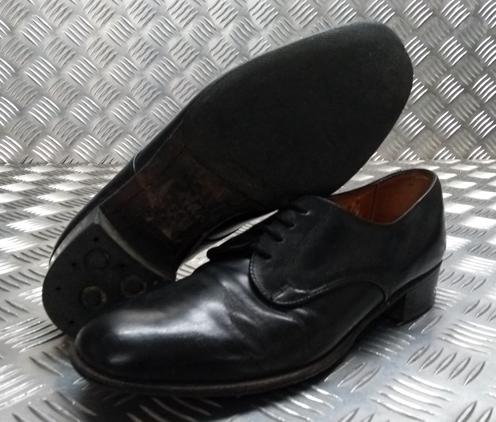 Woman's Black Parade Dress Shoe Gibson SD Type Used Assorted