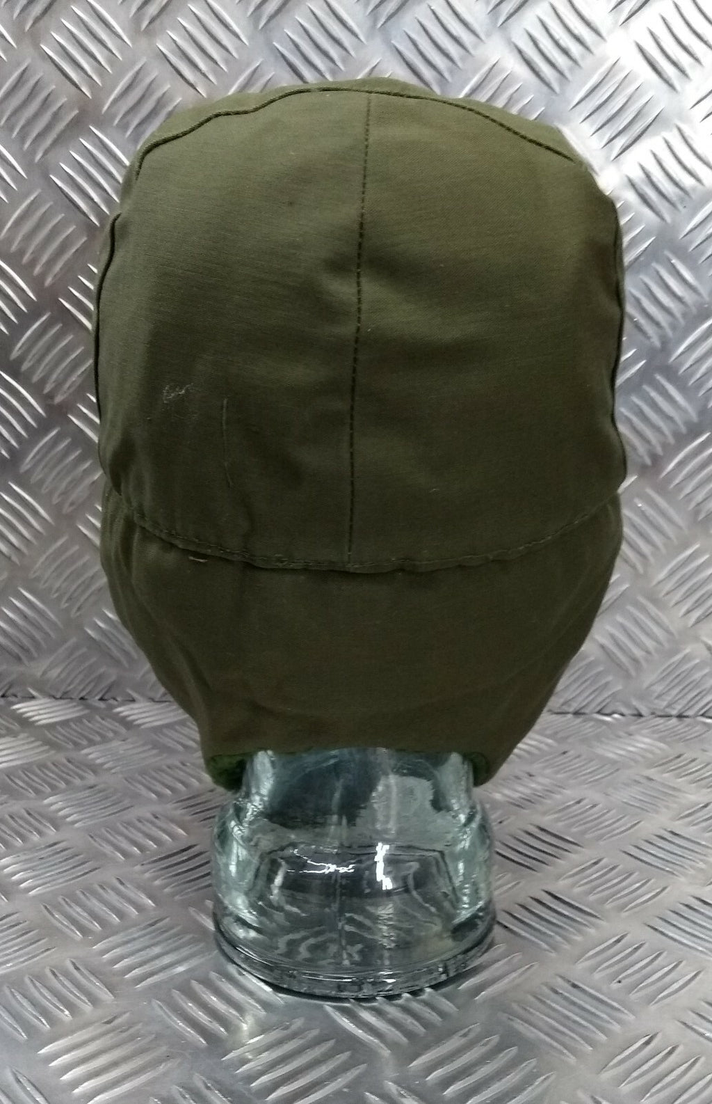 Genuine Swedish Army Olive Drab Green Cold Weather Dog / Trapper Hat 58cm DK1