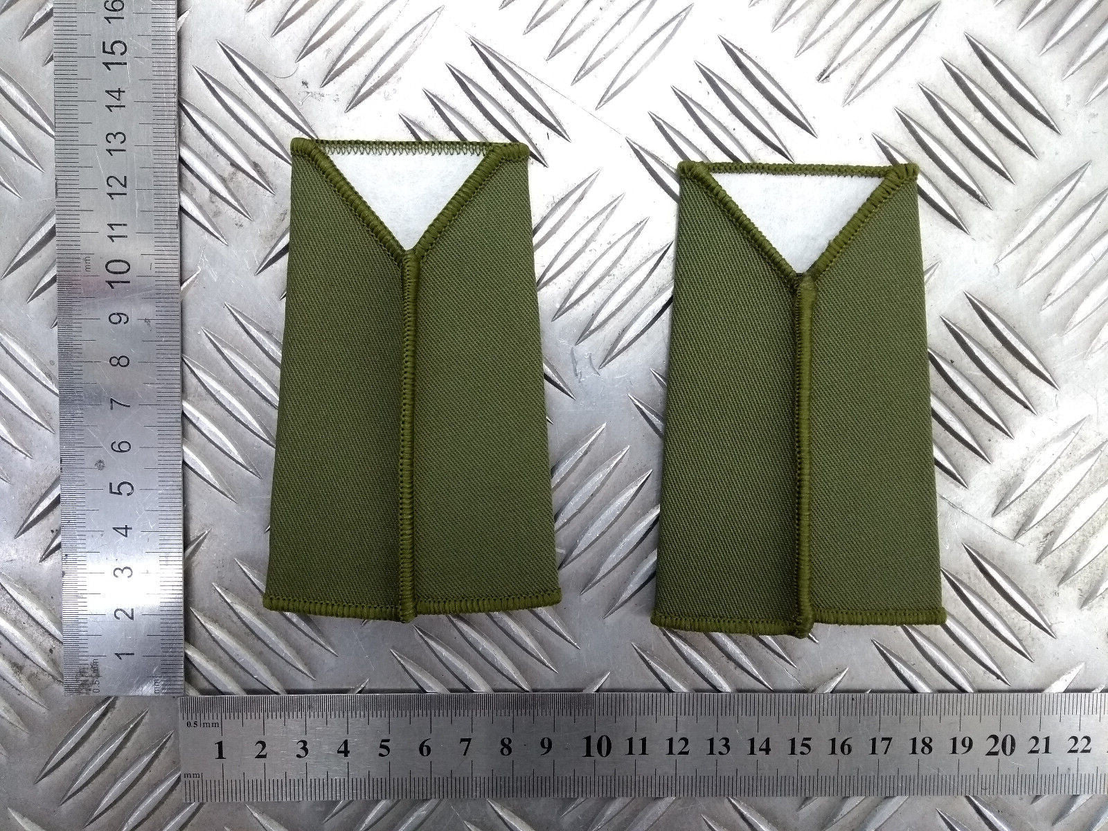 Gordon's School CCF OD Green Rank Slides Genuine British Army - NEW