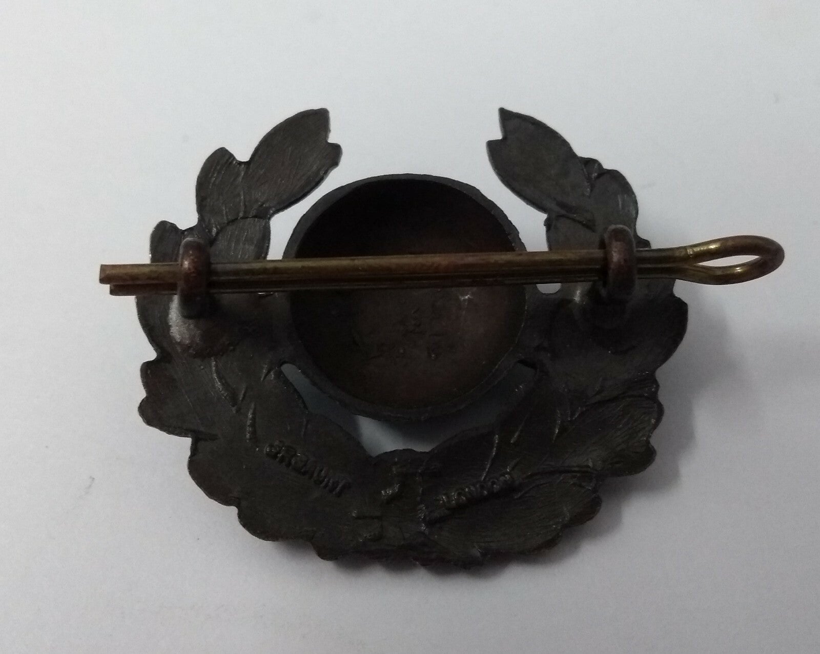 Genuine British Royal Marines RM Bronze Colour Beret Globe Badge - NEW