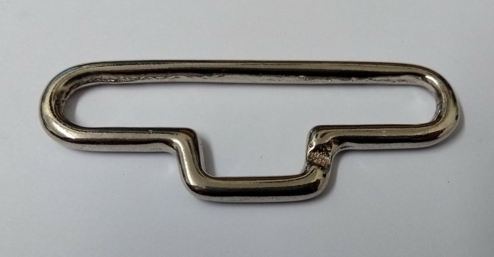 Genuine Issue Belt Chrome Buckle Retainer Female Catch Side