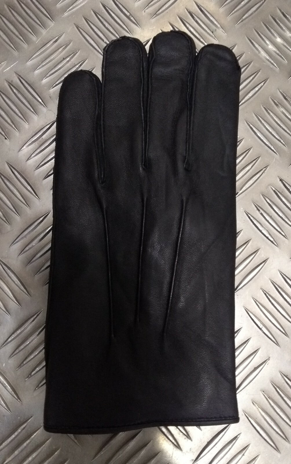 Style Black Leather Soft Lined 3 Dart Parade Gloves All Sizes