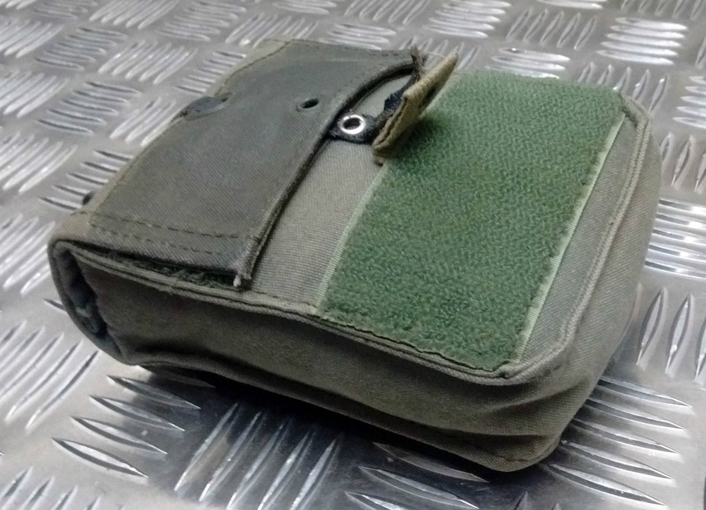 Genuine Vintage French F2 Ammo / Medic Canvas Pouch Green
