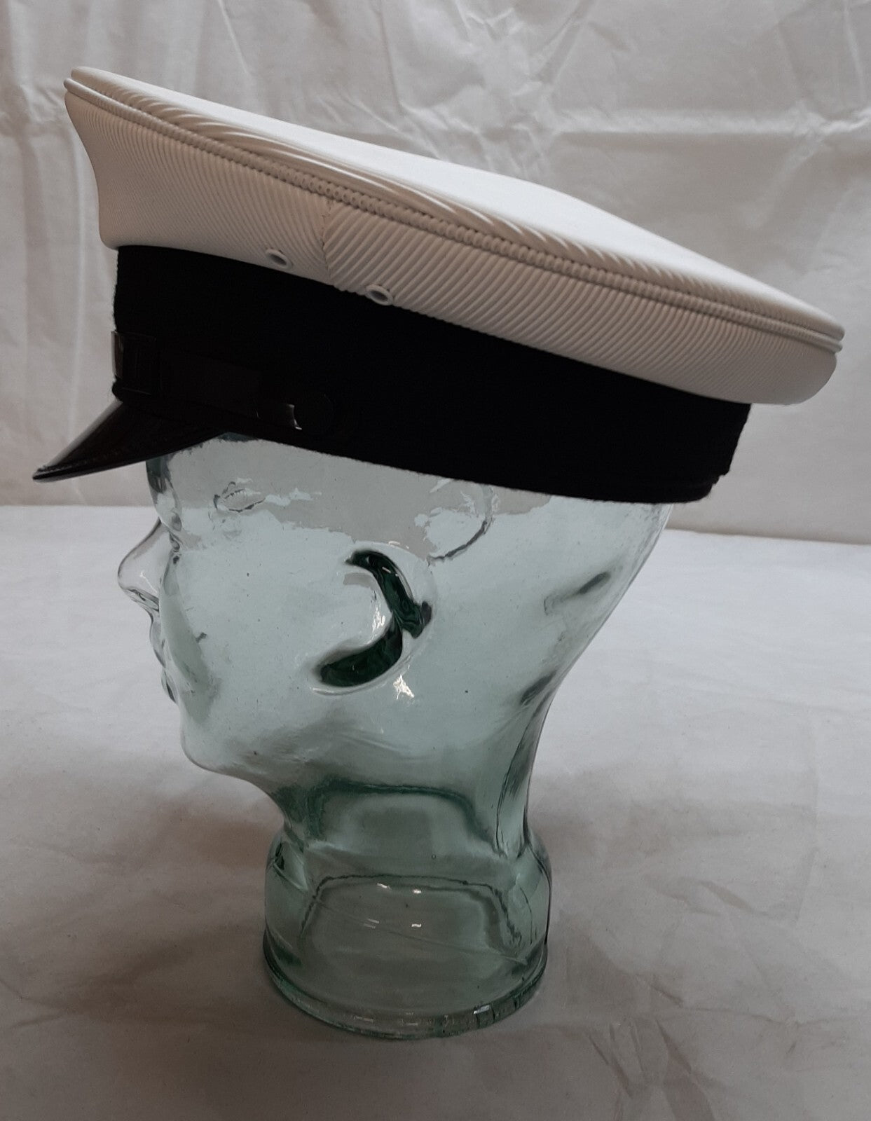 Naval Officers Hat Ex British Navy Production Sample No Insignia Size 57cm